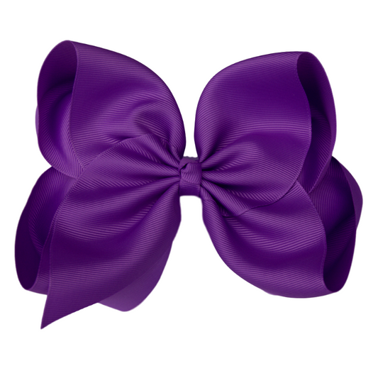 6 inch Purple Hair Bow