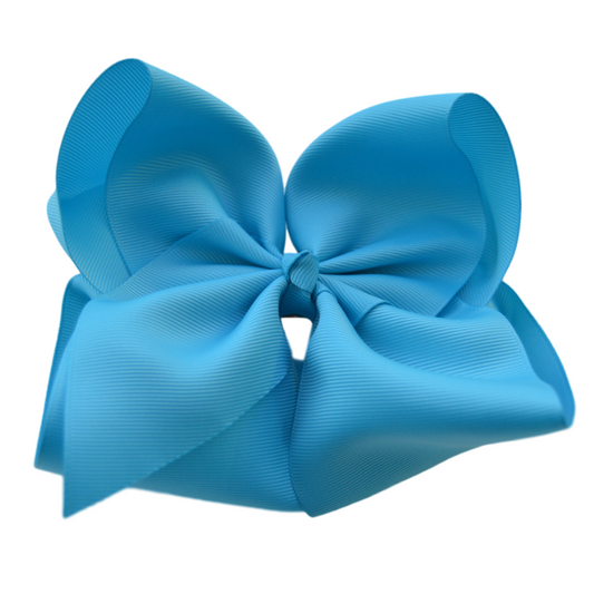6 inch Turquoise Hair Bow