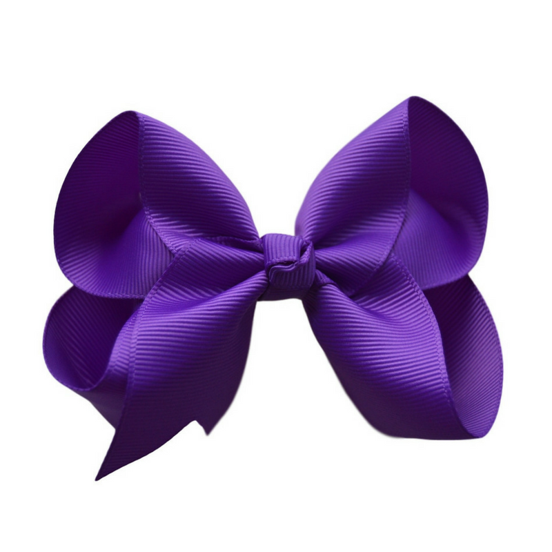 5 inch Purple Hair Bow