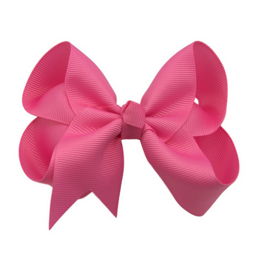 3 inch Hot Pink Hair Bow