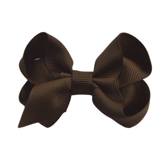 2.5 inch Brown Bow