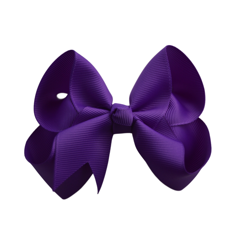 3 inch Purple Hair Bow