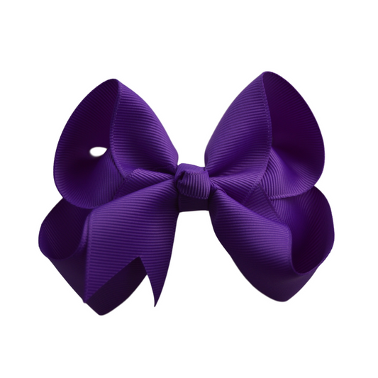 3 inch Purple Hair Bow