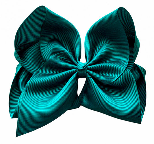 Teal Frost Hair Bow