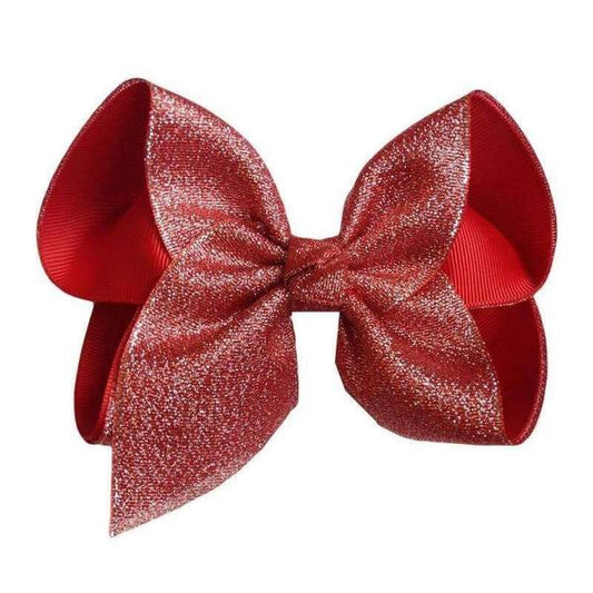 Red Glitter Bow (Small)