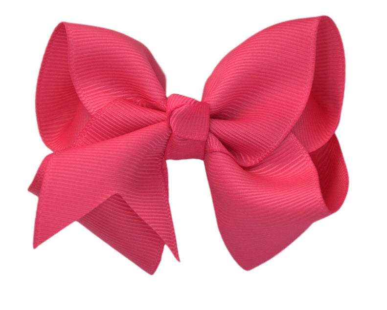 4 inch Neon Pink Hair Bow