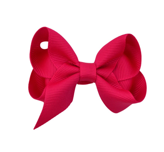 2.5 inch Shocking Pink Bow