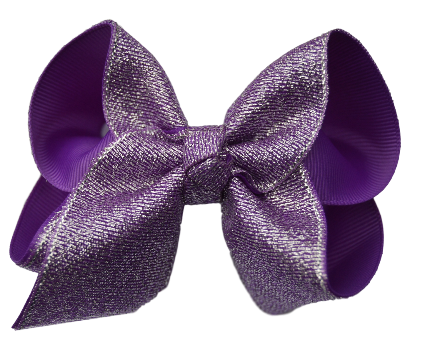 Purple Glitter Bow (Large)