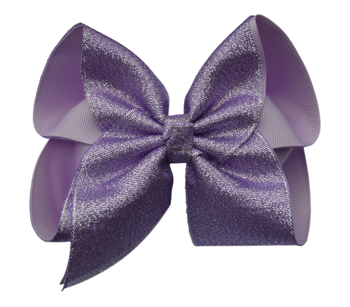 Lilac Glitter Bow (Small)