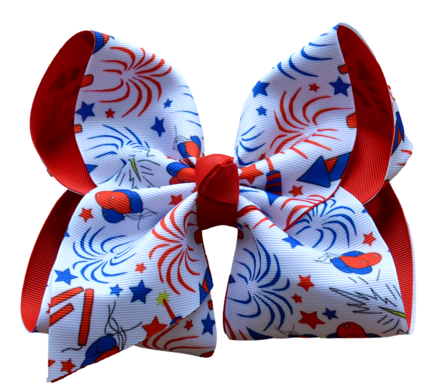 Fireworks Layered Bow