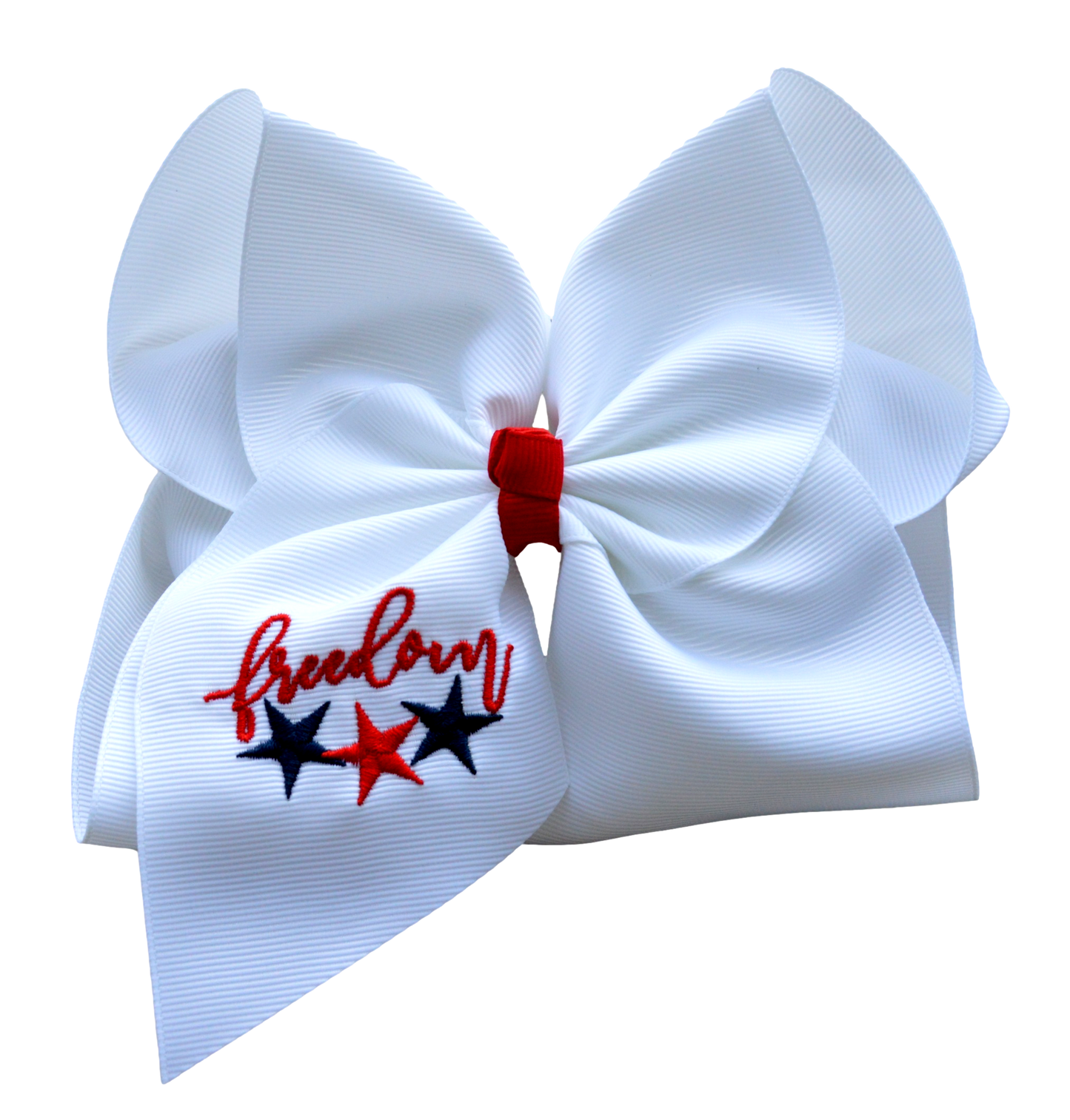 Freedom Embroidered Bow