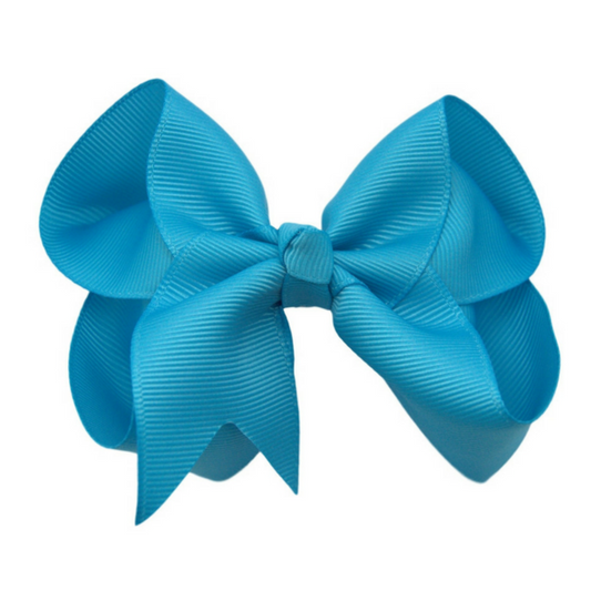 3 inch Turquoise Hair Bow