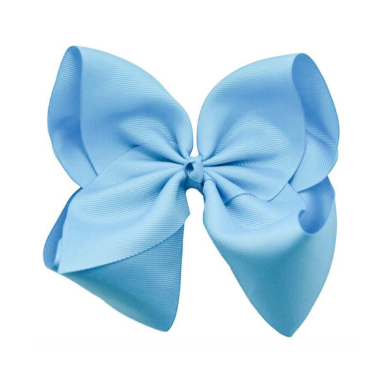 6 inch Blue Hair Bow