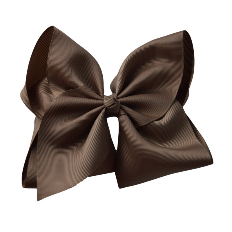 6 inch Brown Hair Bow