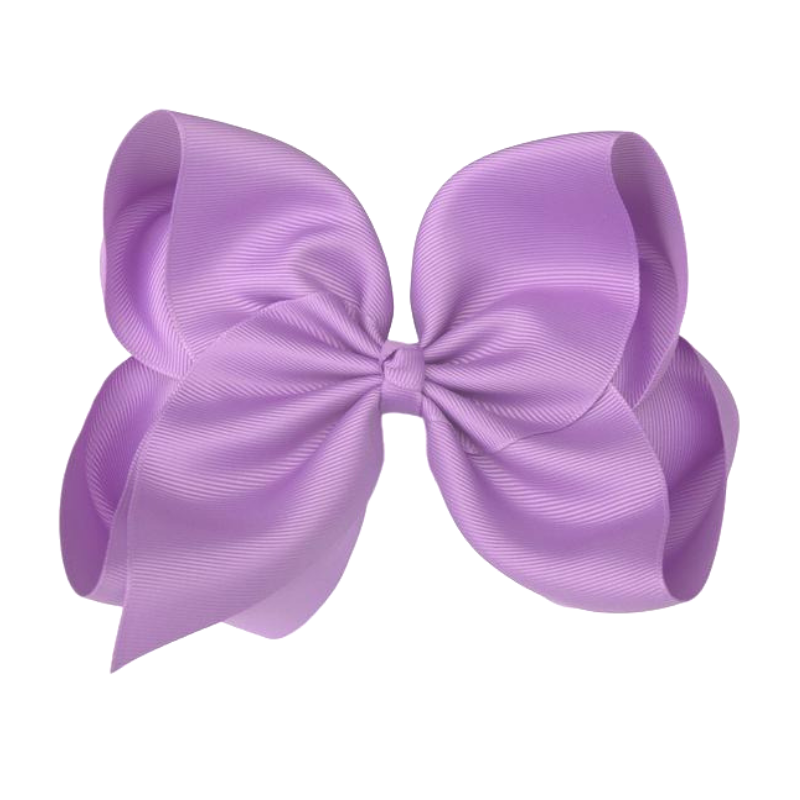 6 inch Lavender Hair Bow