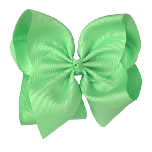 6 inch Mint Hair Bow