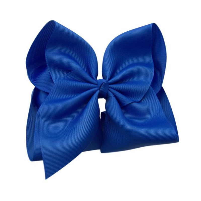 6 inch Royal Blue Hair Bow