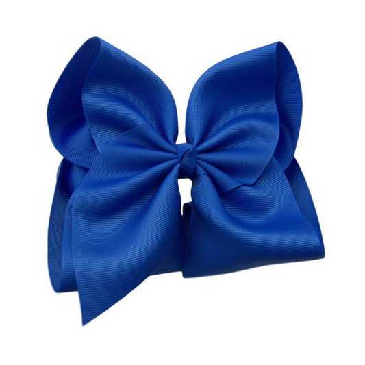 6 inch Royal Blue Hair Bow