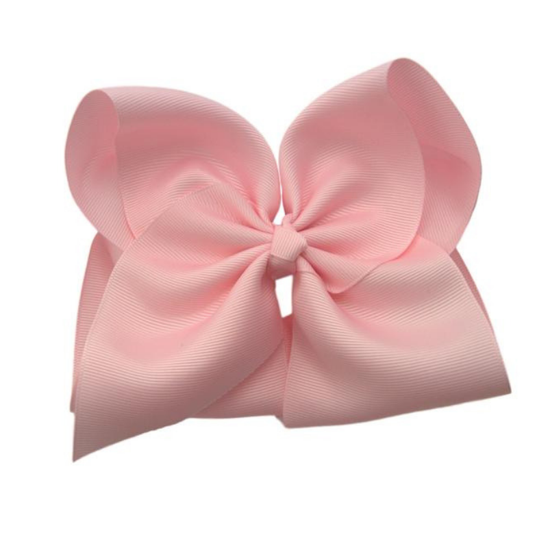 6 inch Light Pink Hair Bow