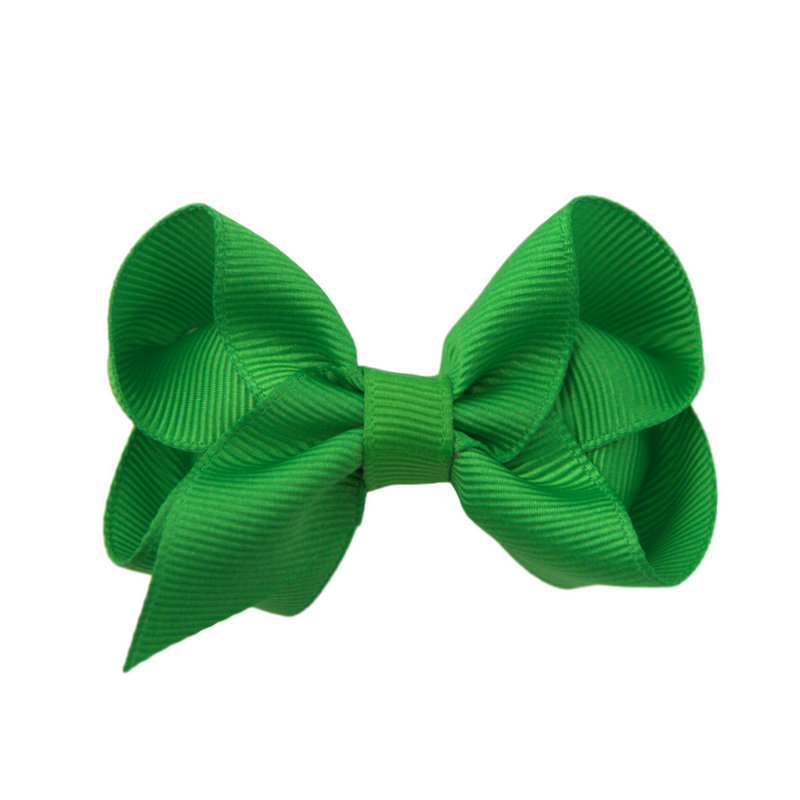 2.5 inch Green Bow