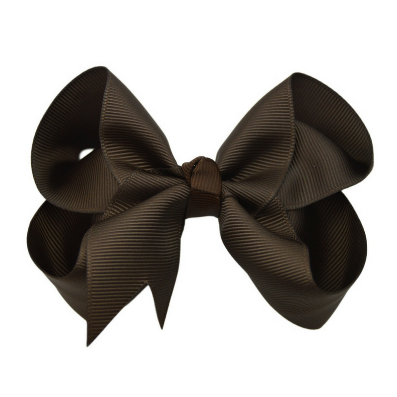 4 inch Brown Hair Bow