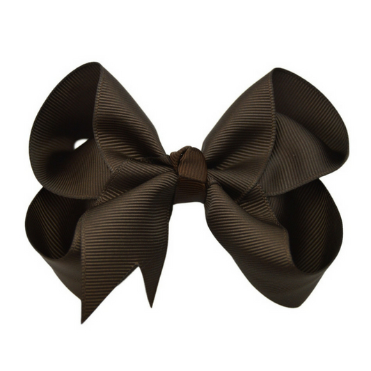 5 inch Brown Hair Bow