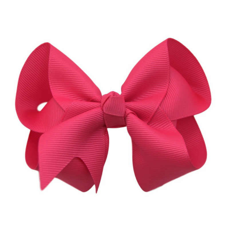 3 inch Neon Pink Hair Bow