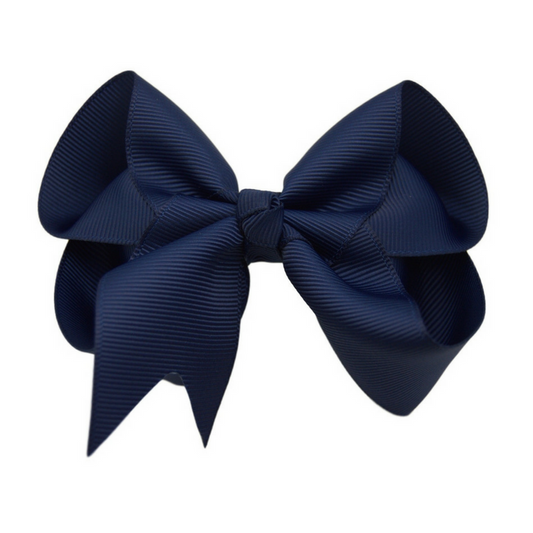 3 inch Navy Hair Bow