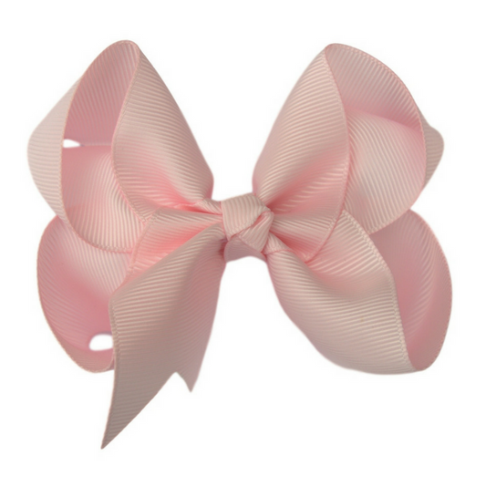 4 inch Light Pink Hair Bow