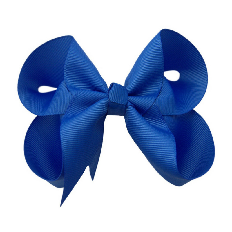 4 inch Royal Blue Hair Bow