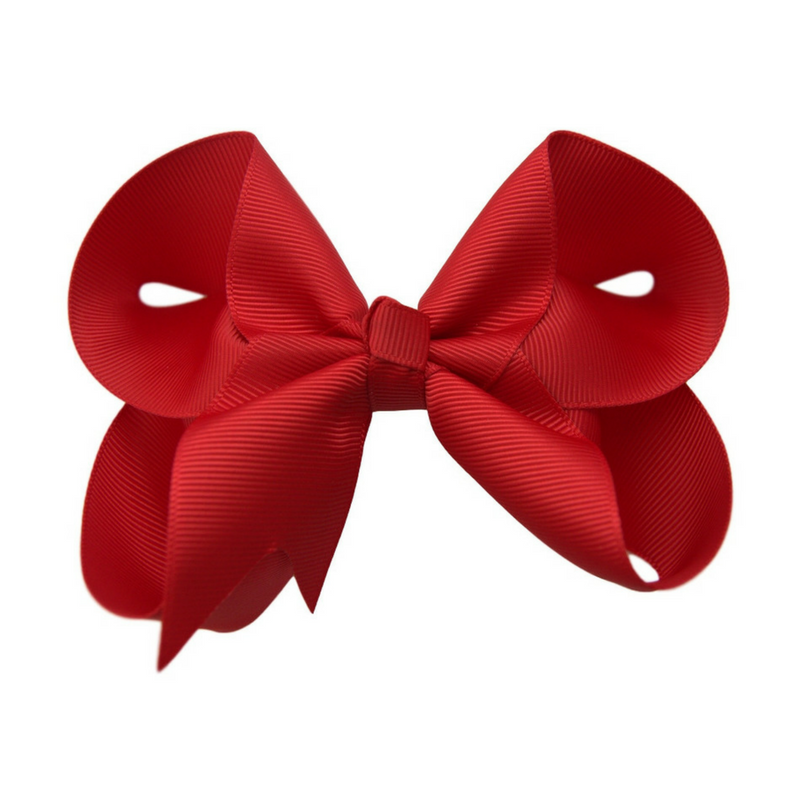 4 inch Red Hair Bow