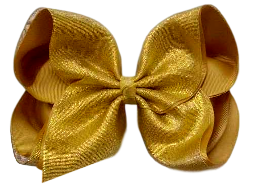 Gold Glitter Bow (Small)