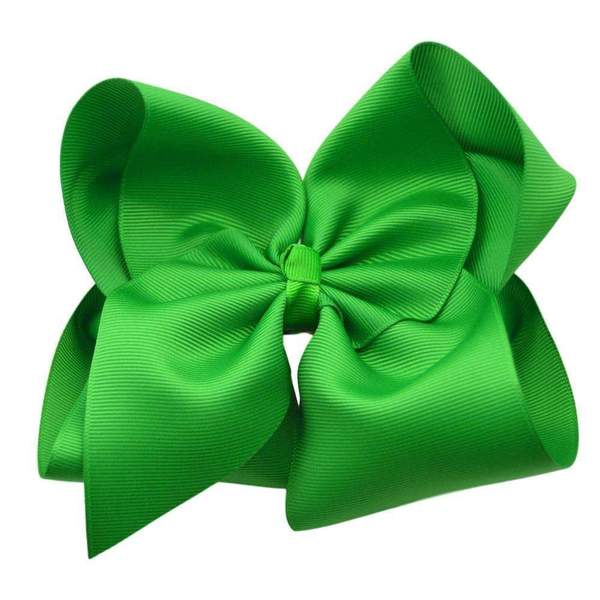 6 inch Green Hair Bow