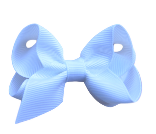 White Grosgrain Hair Bow