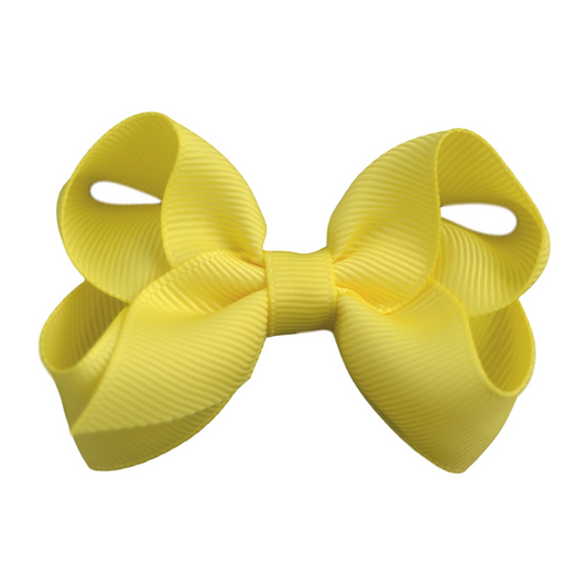 2.5 inch Yellow Bow