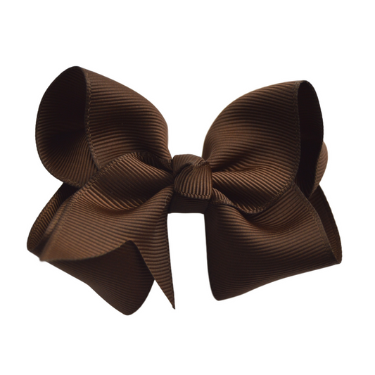 3 inch Brown Hair Bow