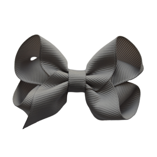 2.5 inch Silver Hair Bow